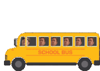 School Bus School Bus Gachibass Sticker - School Bus School Bus Gachibass Stickers