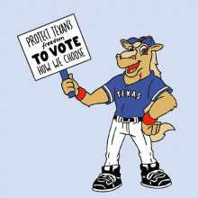 Protect Texans Freedom To Vote How We Choose Rangers GIF - Protect Texans Freedom To Vote How We Choose Vote How We Choose Rangers GIFs