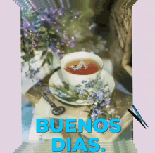 Buen Dias Tea GIF - Buen Dias Tea Butterfly GIFs
