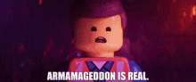the lego movie emmet armamageddon is real armamageddon armageddon