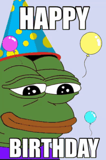 Pepe Frog GIF - Pepe Frog Happy Birthday GIFs