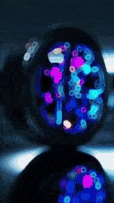 a drawing of a wheel with a red r on the bottom right