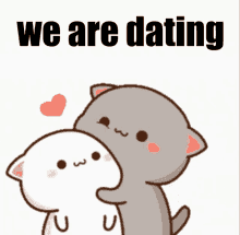 We Are Dating Peach Cats GIF - We Are Dating Peach Cats Cute GIFs