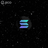 a blue and purple circle with the letter s inside