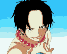 Ace One Piece GIF - Ace One Piece Forehead GIFs
