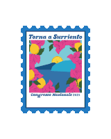 a postage stamp that says torna a surriento congreso nazionale 2025