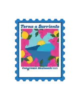a postage stamp that says torna a surriento congreso nazionale 2025