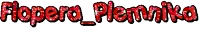 a red text that says ' hoppera plennika ' on it