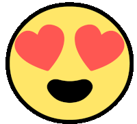 Emoji Heart Sticker - Emoji Heart Love Stickers