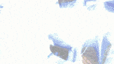 a computer generated image of a cartoon character with a blue background