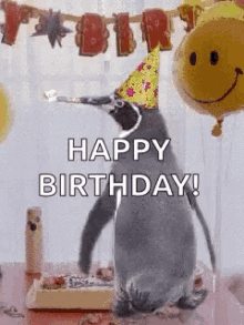 Penguin Happy Birthday GIF - Penguin Happy Birthday Celebrate GIFs