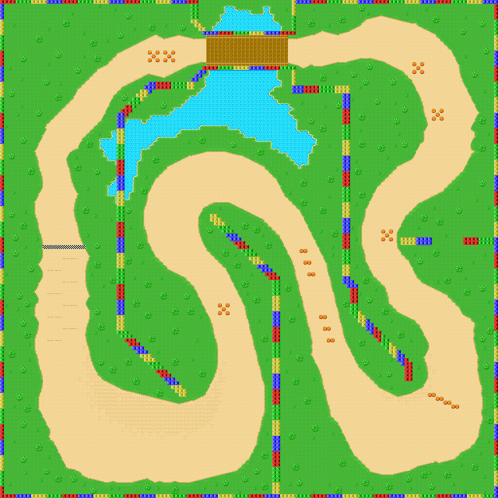 Snes Donut Plains 1 Map GIF – SNES Donut Plains 1 Map Mario kart ...