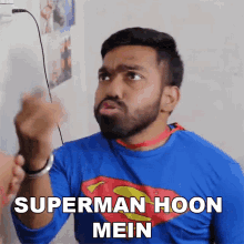 Superman Hoon Mein Vibhu Varshney GIF - Superman Hoon Mein Vibhu Varshney Guddu Bhaiya GIFs