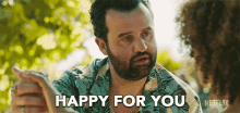 Happy For You Marcus GIF - Happy For You Marcus White Lines GIFs