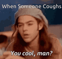 cough someone