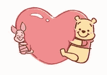 Love You Winnie The Pooh GIF - Love You Winnie The Pooh Heart GIFs