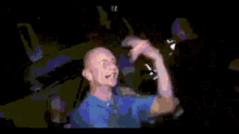 baldy intoxicated clubbing funny persongee
