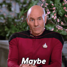 Maybe Captain Jean Luc Picard GIF - Maybe Captain Jean Luc Picard Locutus Of Borg GIFs