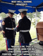 Marines Rest In Peace GIF - Marines Rest In Peace Usmc GIFs