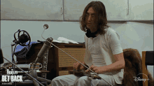 Tuning Guitar John Lennon GIF - Tuning Guitar John Lennon The Beatles GIFs