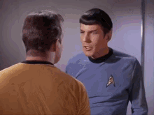 Jim & Spock - Star Trek GIF - Kirk Jim Startrek GIFs