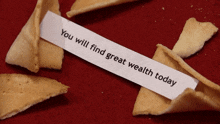 sml fortune cookie youll find great wealth today great wealth good wealth