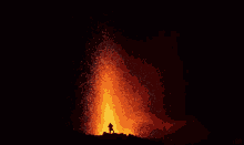 furnace fire lava valcano heater