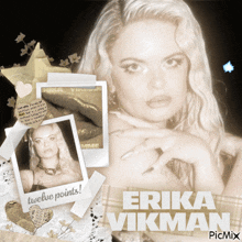a picture of a woman named erika vikram