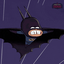 Flying Damian Wayne GIF - Flying Damian Wayne Merry Little Batman GIFs