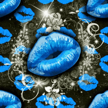Kisses Blue GIF