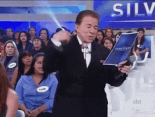 Silvio Santos Host GIF - Silvio Santos Host Tv Host GIFs