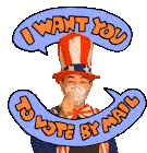 I Want You To Vote By Mail Mail Sticker - I Want You To Vote By Mail Vote By Mail Mail Stickers