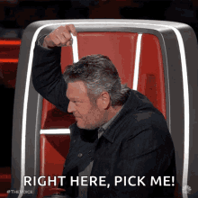 Pick Me Over Here GIF - Pick Me Over Here Pointing GIFs