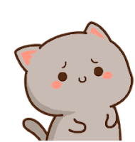Begging Cat Cat Sticker