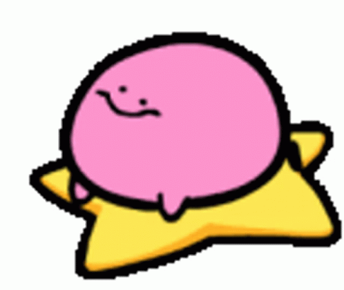 Poyo Kirby Sticker - Poyo Kirby Kirby Spin - Discover & Share GIFs