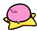 Poyo Kirby Sticker - Poyo Kirby Kirby Spin Stickers