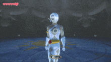 a screenshot of a video game shows a character that says look