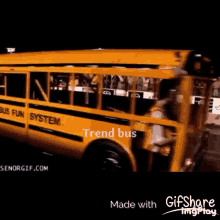 Trend Bus Hop On The Trend Bus GIF - Trend Bus Hop On The Trend Bus Trending GIFs