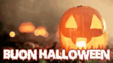 Halloween Buon Halloween Zucca Jack O' Lantern Notte Di Halloween Dolcetto O Scherzetto GIF - Halloween Happy Halloween Pumpkin GIFs