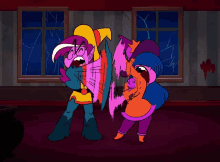Witchy Simone Witchy Sparkles GIF - Witchy Simone Witchy Sparkles Slap Fight GIFs