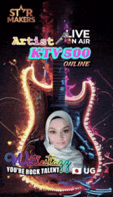a poster for an artist named kiv500 online