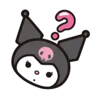 a cartoon character with a skull and a question mark on its head .