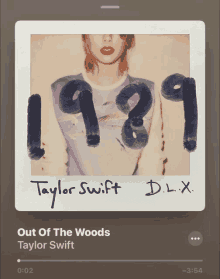 Taylor Out Of The Woods1989 GIF
