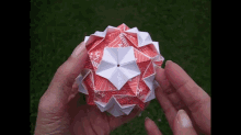 Amazing Origami Ball! GIF