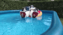 Kelsey Neumann Pool GIF - Kelsey Neumann Pool Pool Floats GIFs