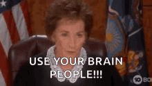 judge judy think use your head