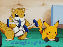 yanggangfitness pokemon pikachu ygf