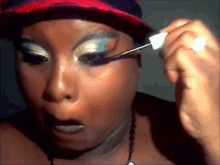 drag transformation makeup eyeshadow