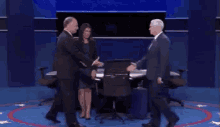 Vp Debate Handshake GIF - Kaine Pence Vp Debate2016 Handshake GIFs