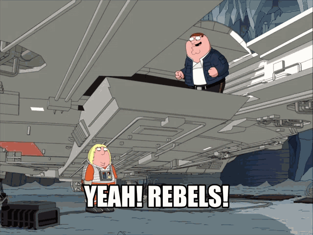 Family Guy Yeah Rebels Star Wars GIF - Family Guy Yeah Rebels Star Wars -  Discover & Share GIFs